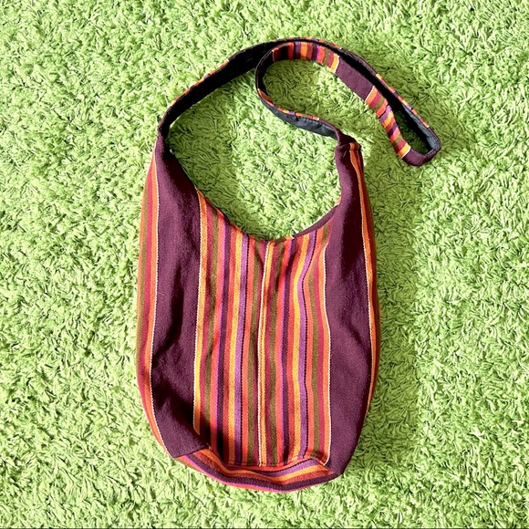 Bohemian Hobo Cross-Body Bag - lightly used - purchased in Peru, no tags. - Picture 2 of 7